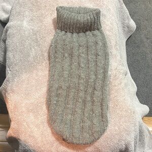 Size Small Cable Knit Dog Sweater